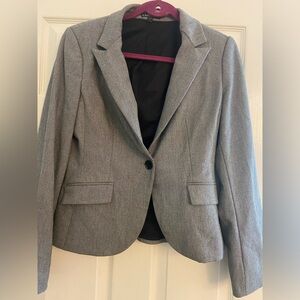 grey business blazer